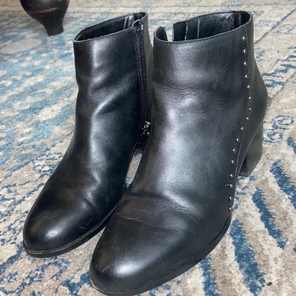 Franco Sarto Leather Booties